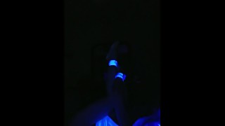 Blacklight fun with the wife