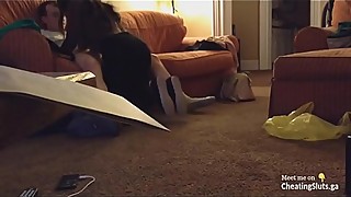 Stay At Home Dad Cheating On Wife With Hot Ebony Babe