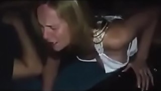 Blonde Slut Wife takes BBC'_s in Bar
