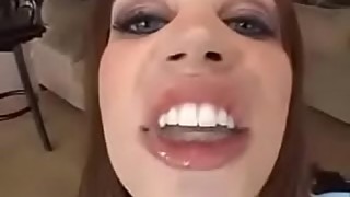 Sexy wife faith leon takes cum in her mouth